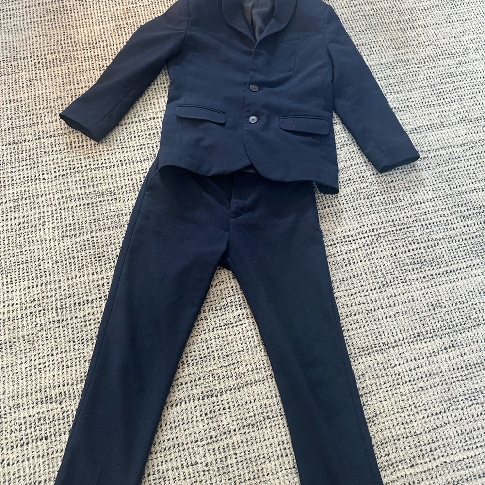 Zara Navy Kids Suit Set